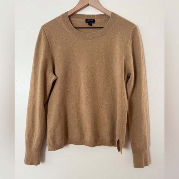 J. Crew Sweaters - J. Crew Cashmere Sweater in Camel Tan color Size XL